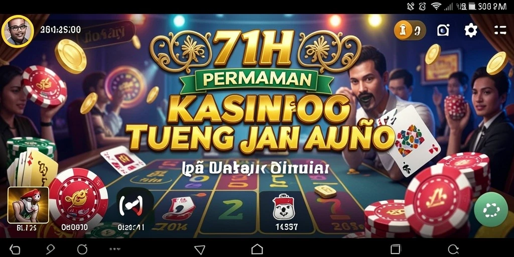 Screenshot gameplay 71H menampilkan aksi seru dalam permainan Kasino.