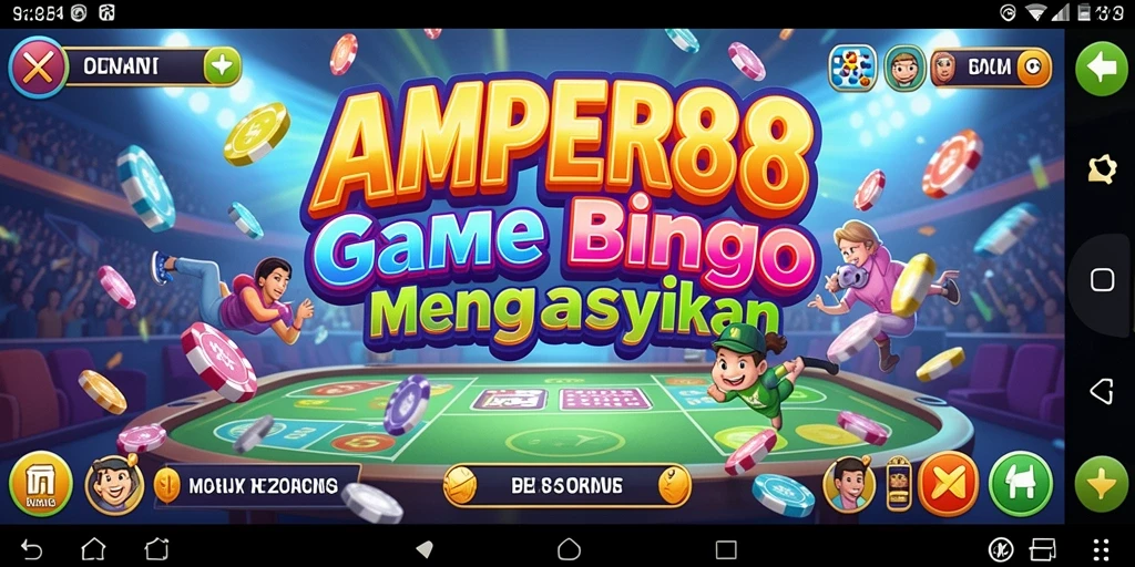 Tampilan gameplay AMPER88 yang seru untuk pengalaman Bingo.