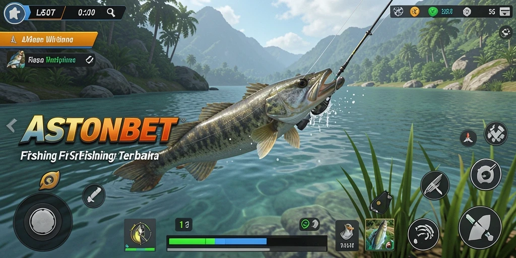 Tangkapan ikan yang memukau dalam gameplay ASTONBET.