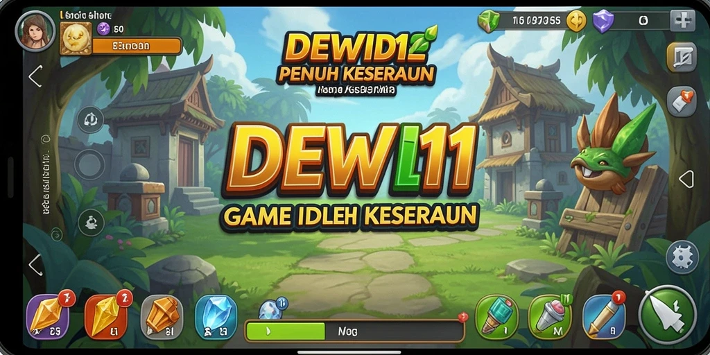Screenshot DEWI11 menunjukkan gameplay Idle yang menarik.