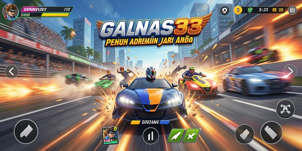 Tampilan gameplay seru dan menegangkan dari GANAS33.
