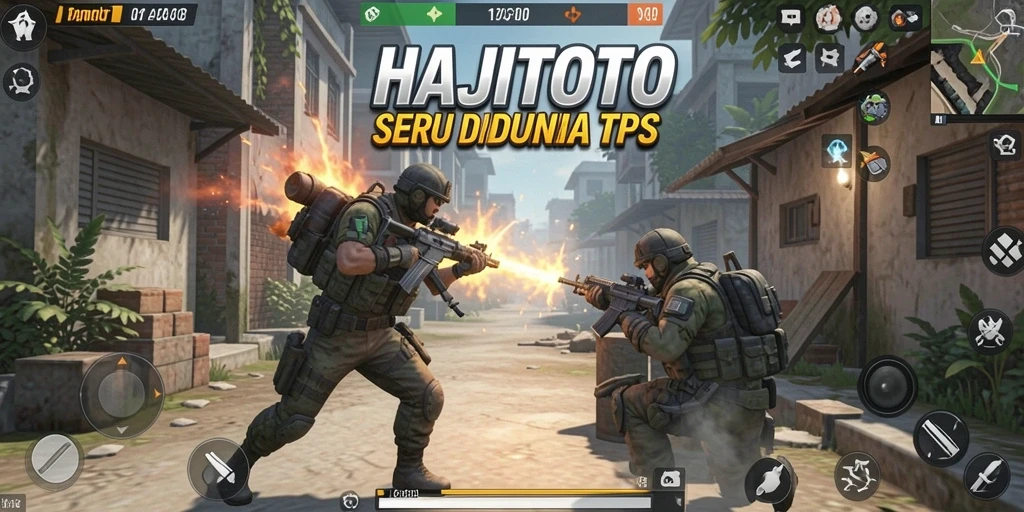 Gameplay seru HAJITOTO dengan aksi pertarungan yang menghentak.