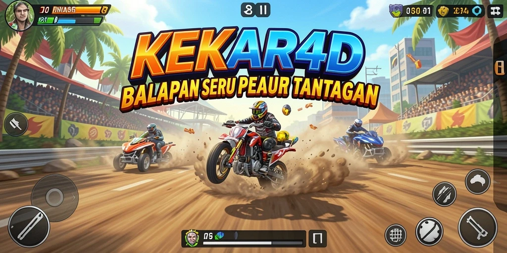 Gameplay seru dari KEKAR4D dengan berbagai mobil balap.