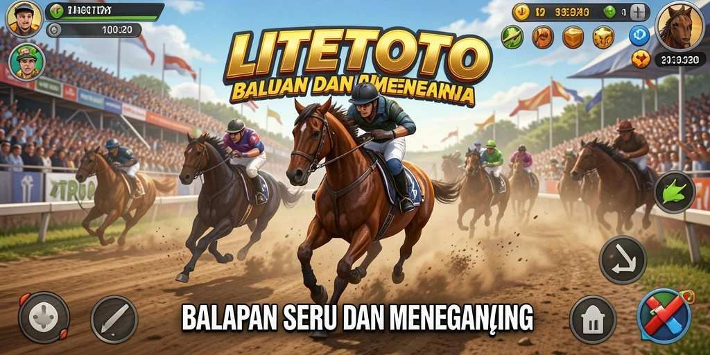 Tampilan gameplay Racing yang mendebarkan di LITETOTO.
