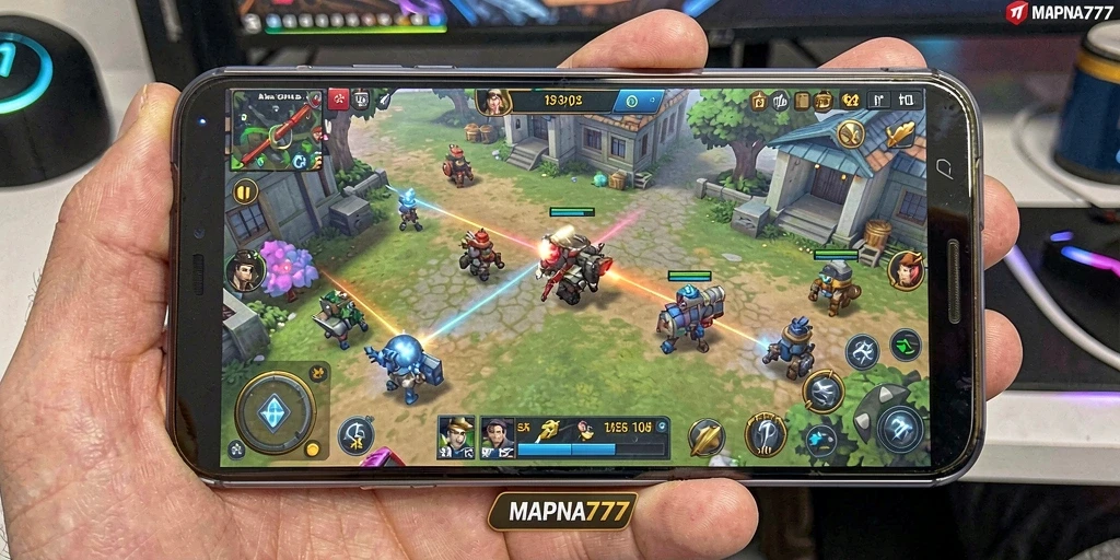 Tampilan gameplay yang mendebarkan dan interaktif dari MAPNA777.