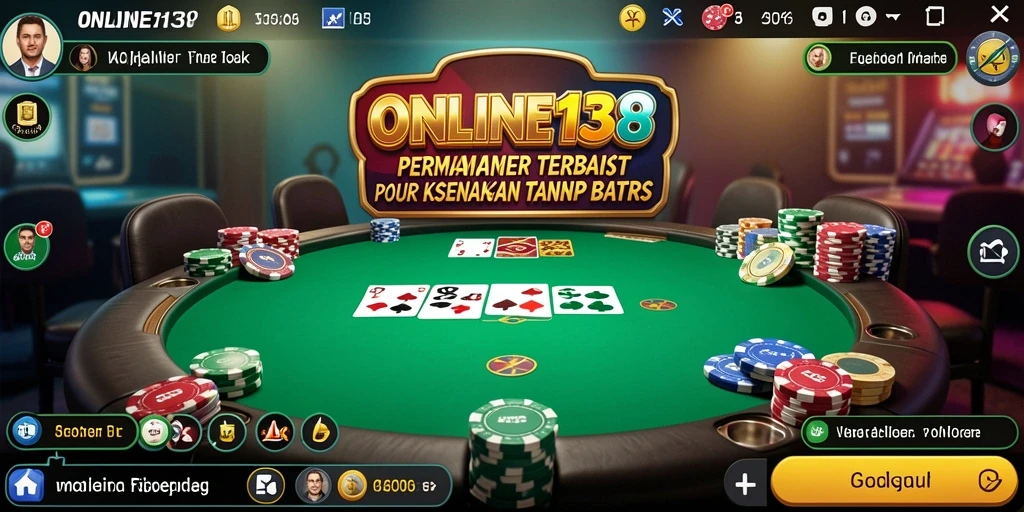 Gameplay Poker yang seru dan menarik di ONLINE138.