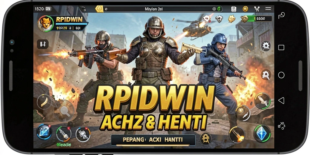 Screenshot RPIDWIN menampilkan aksi pertempuran yang seru dan dramatis.