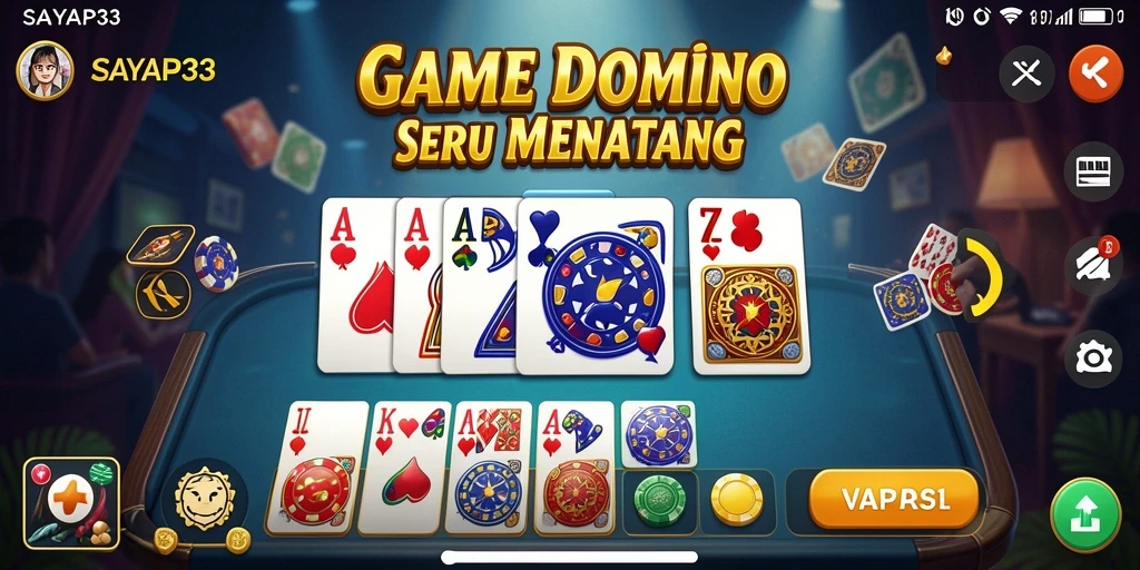 Tampilan gameplay menegangkan dan menarik dari SAYAP33.